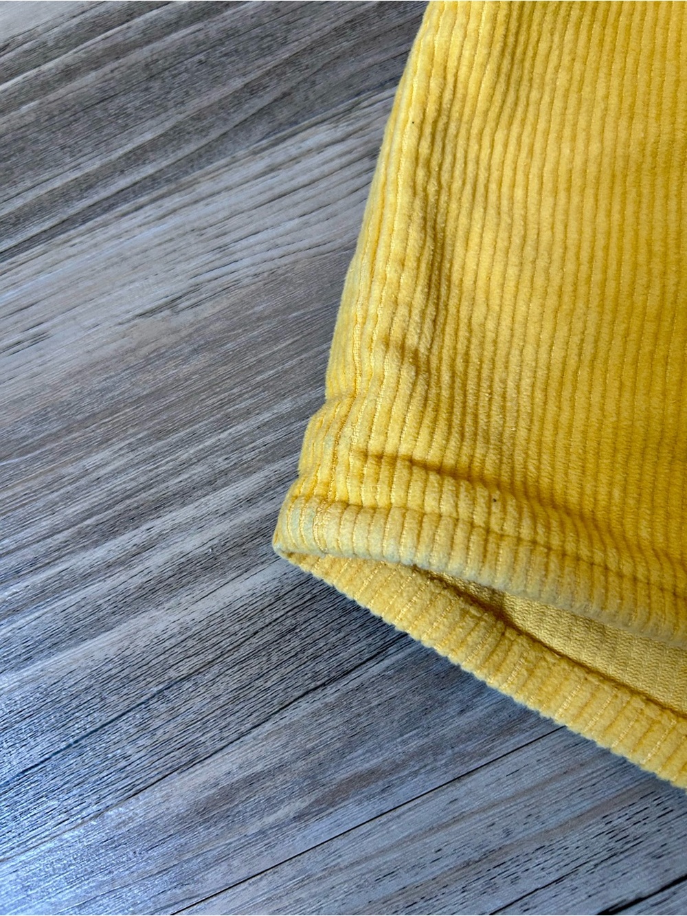 Hammies Yellow Corduroy High-Waist Shorts - Picture 4 of 9